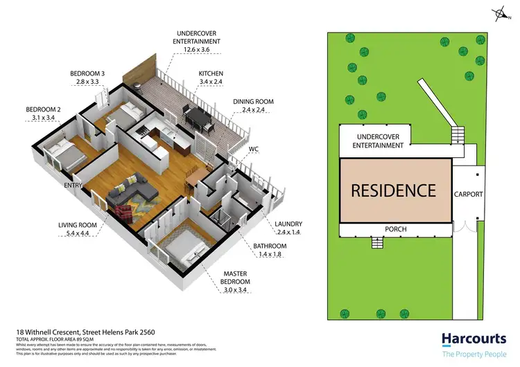Floorplan of Homely house listing, 18 Withnell Crescent, St Helens Park NSW 2560