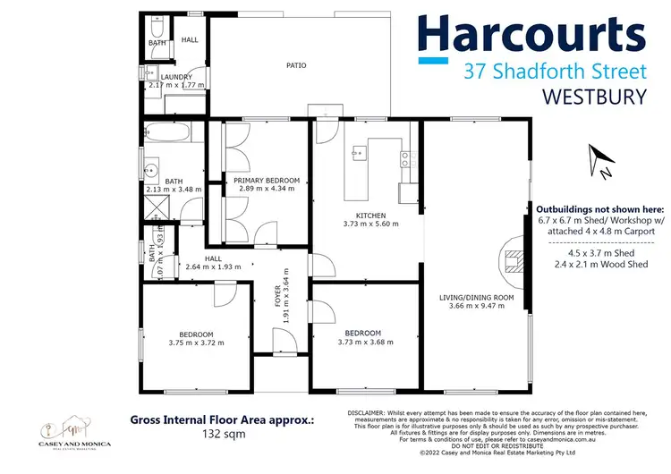 Floorplan of Homely house listing, 37 Shadforth Street, Westbury TAS 7303