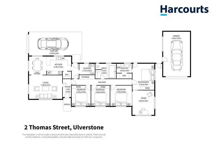 Floorplan of Homely house listing, 2 Thomas Street, Ulverstone TAS 7315