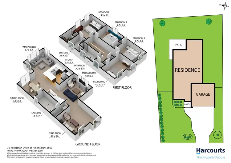 Floorplan of Homely house listing, 72 Kellerman Drive, St Helens Park NSW 2560