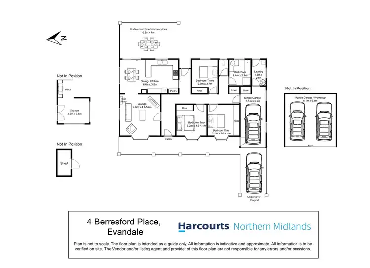 Floorplan of Homely house listing, 4 Berresford Place, Evandale TAS 7212