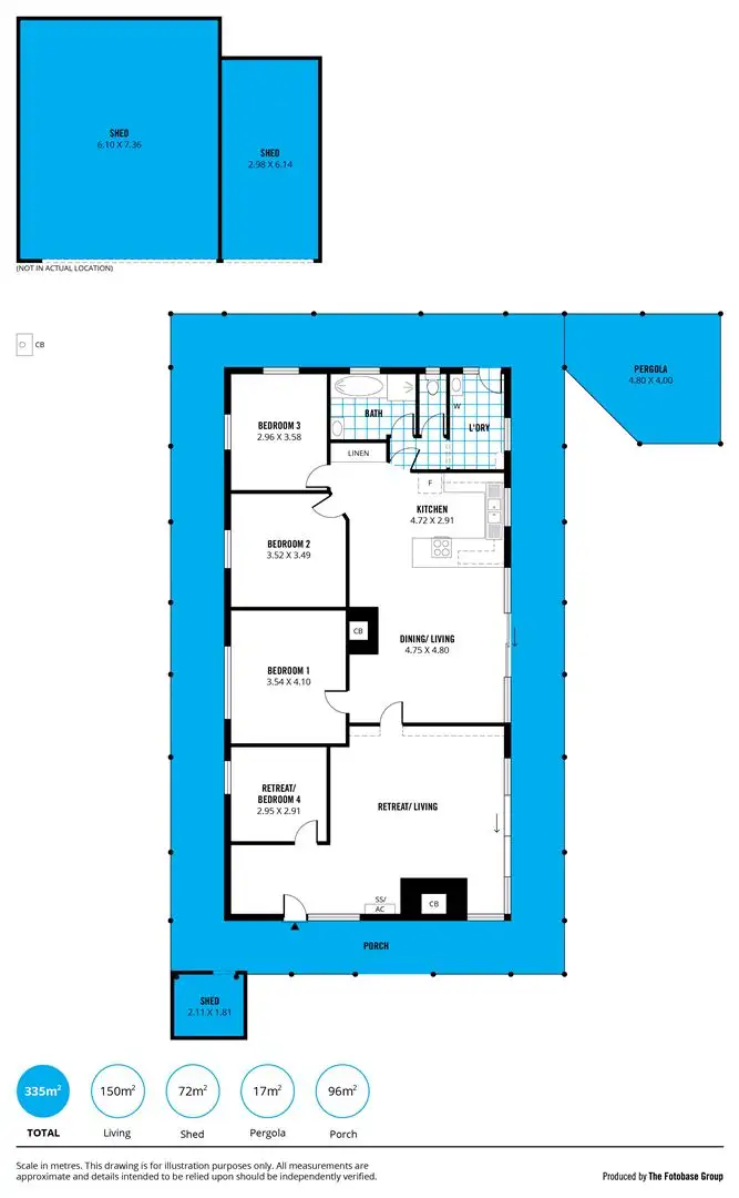Floorplan of Homely rural property listing, 316C Ackland Hill Road, Coromandel East SA 5157