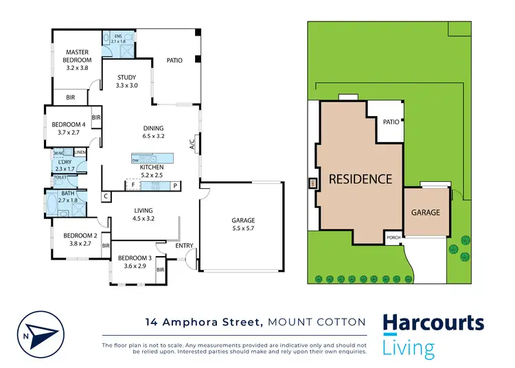 Floorplan of Homely house listing, 14 Amphora Street, Mount Cotton QLD 4165