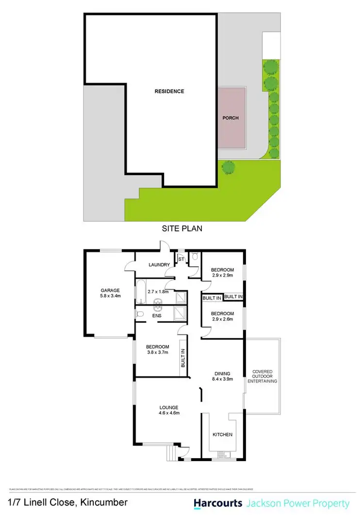Floorplan of Homely house listing, 1/7 Linell Close, Kincumber NSW 2251
