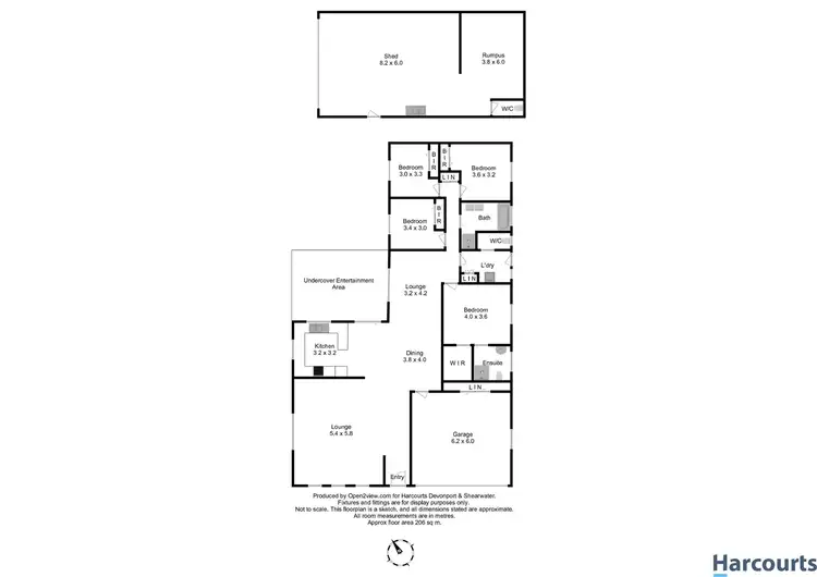 Floorplan of Homely house listing, 9 Maple Street, Latrobe TAS 7307