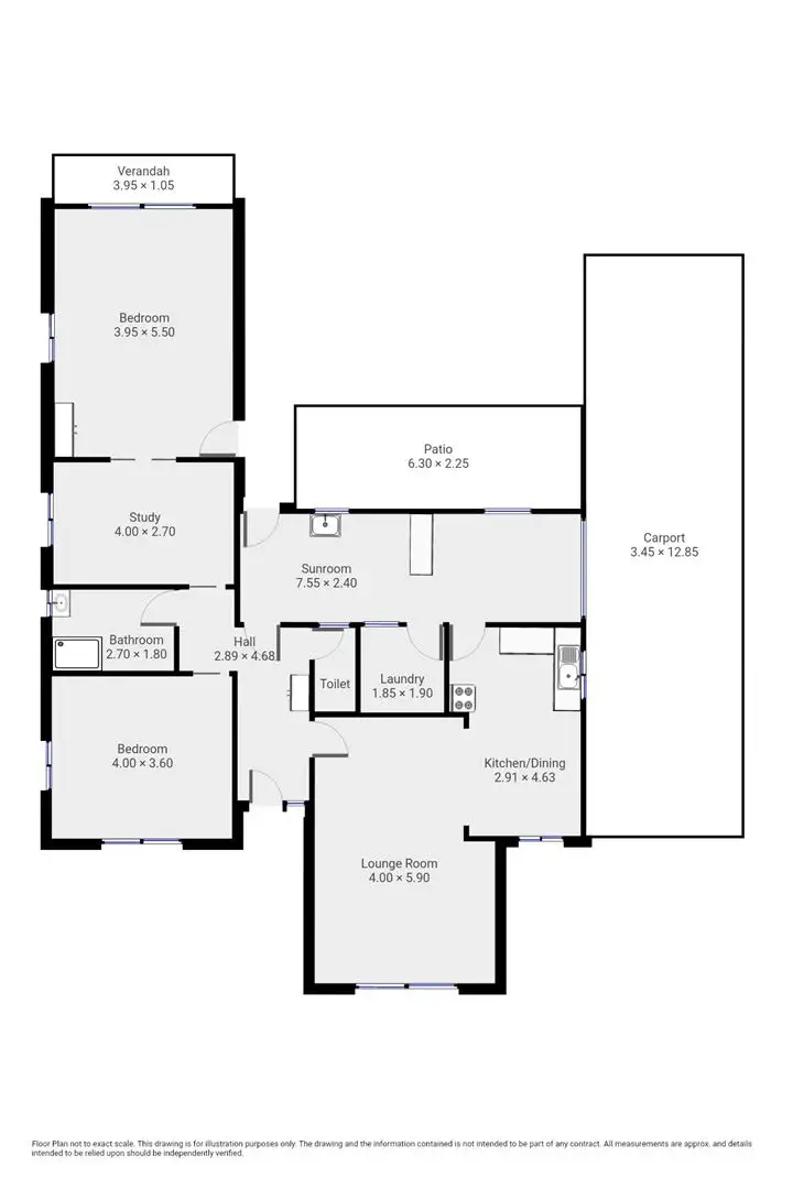 Floorplan of Homely house listing, 18 West Terrace, Orroroo SA 5431