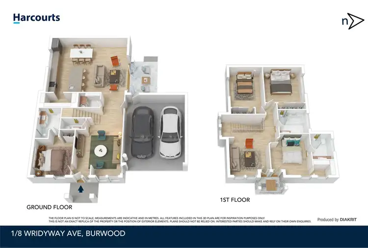 Floorplan of Homely townhouse listing, 1/8 Wridgway Avenue, Burwood VIC 3125
