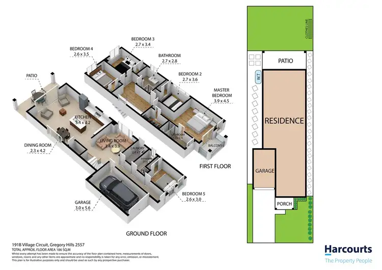 Floorplan of Homely house listing, 191b Village Circuit, Gregory Hills NSW 2557