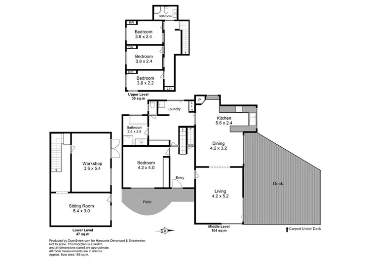 Floorplan of Homely house listing, 52 Appledore Street, Miandetta TAS 7310