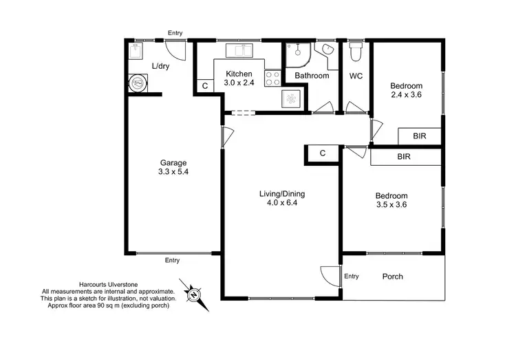 Floorplan of Homely unit listing, 9/6 Nichols Street, Ulverstone TAS 7315