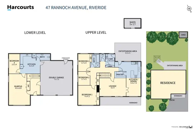 Floorplan of Homely house listing, 47 Rannoch Avenue, Riverside TAS 7250