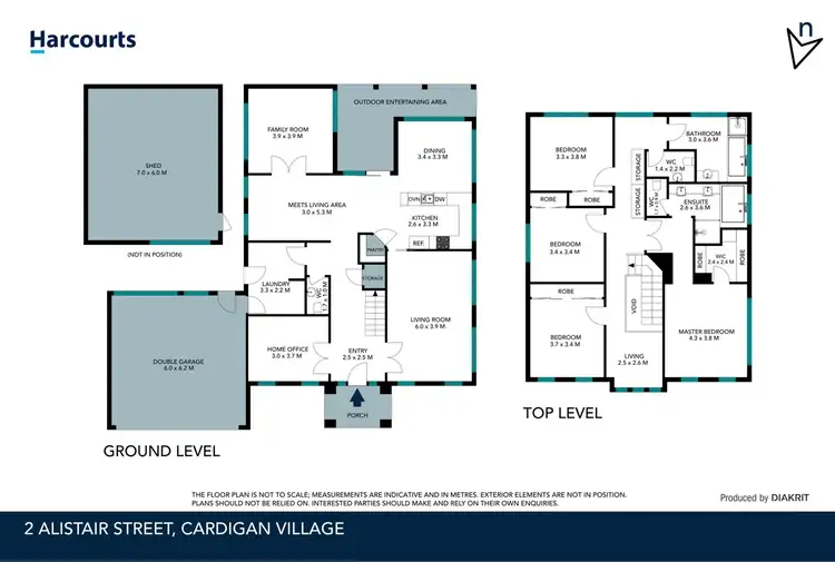 Floorplan of Homely house listing, 2 Alistair Street, Cardigan Village VIC 3352