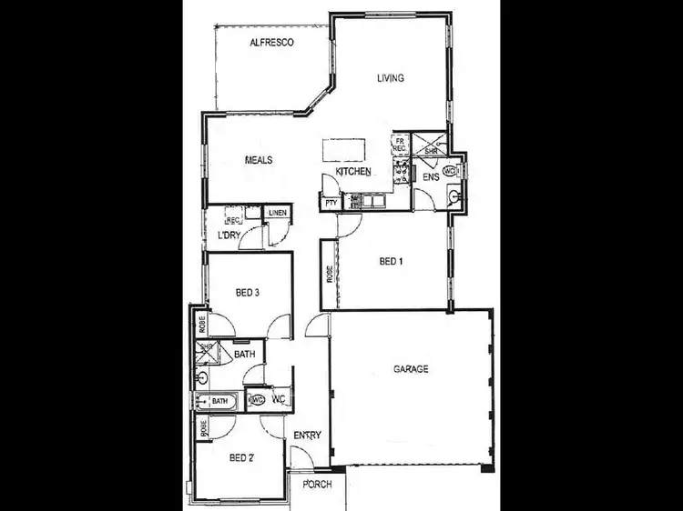 Floorplan of Homely house listing, 10 Bulburin Parade, Yanchep WA 6035