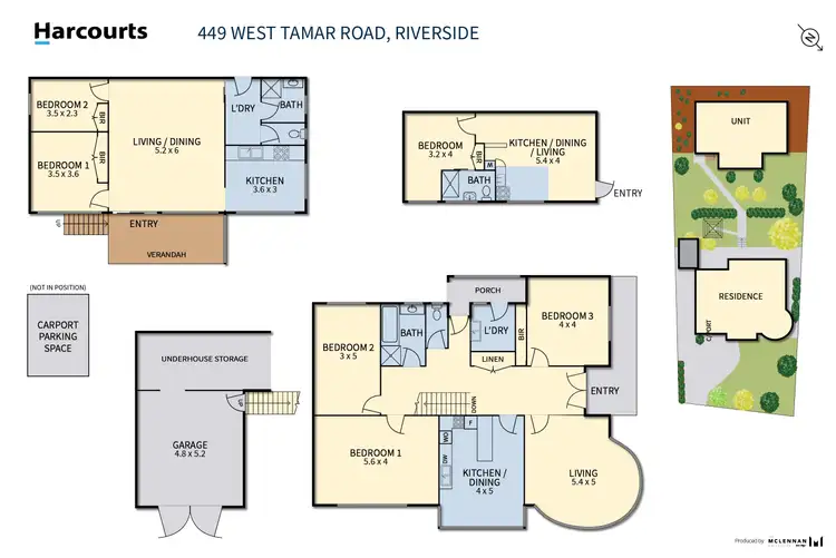 Floorplan of Homely house listing, 449 West Tamar Road, Riverside TAS 7250