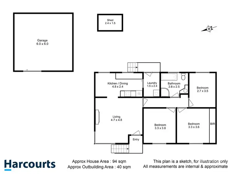 Floorplan of Homely house listing, 23 Carawa Street, Mornington TAS 7018