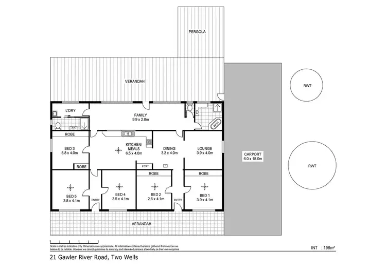 Floorplan of Homely rural property listing, 21-23 Gawler River Road, Two Wells SA 5501