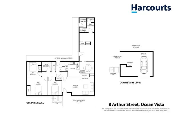 Floorplan of Homely house listing, 8 Arthur Street, Ocean Vista TAS 7320