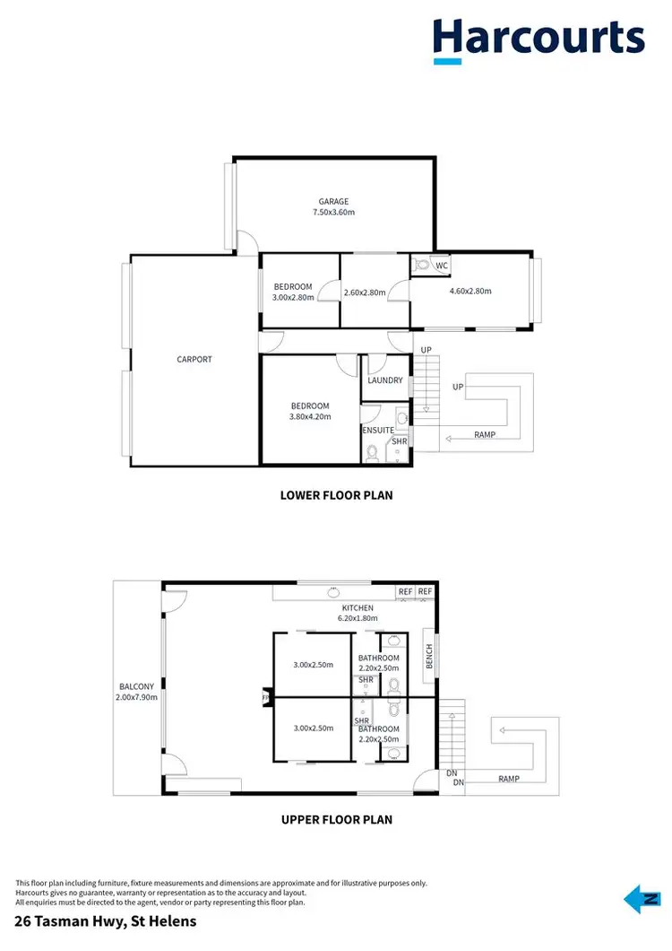 Floorplan of Homely house listing, 26 Tasman Highway, St Helens TAS 7216