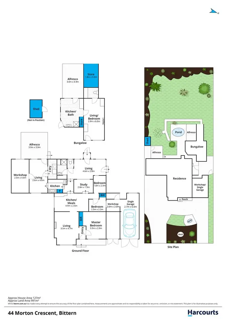 Floorplan of Homely house listing, 44 Morton Crescent, Bittern VIC 3918