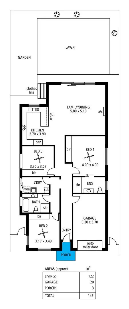 Floorplan of Homely house listing, 5 Nova Defense Drive, Seaford Meadows SA 5169
