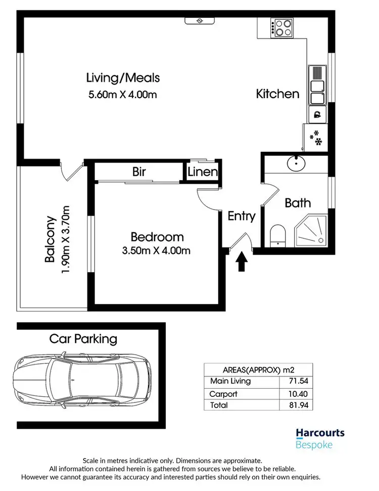 Floorplan of Homely apartment listing, 42/5 Goodall Parade, Mawson Lakes SA 5095