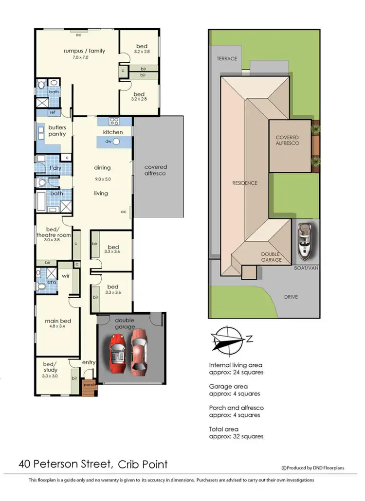 Floorplan of Homely house listing, 40 Peterson Street, Crib Point VIC 3919