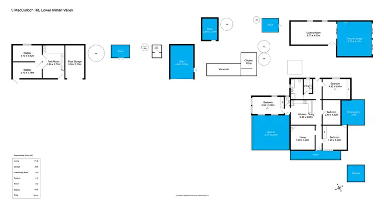 Floorplan of Homely house listing, 3 MacCulloch Road, Lower Inman Valley SA 5211