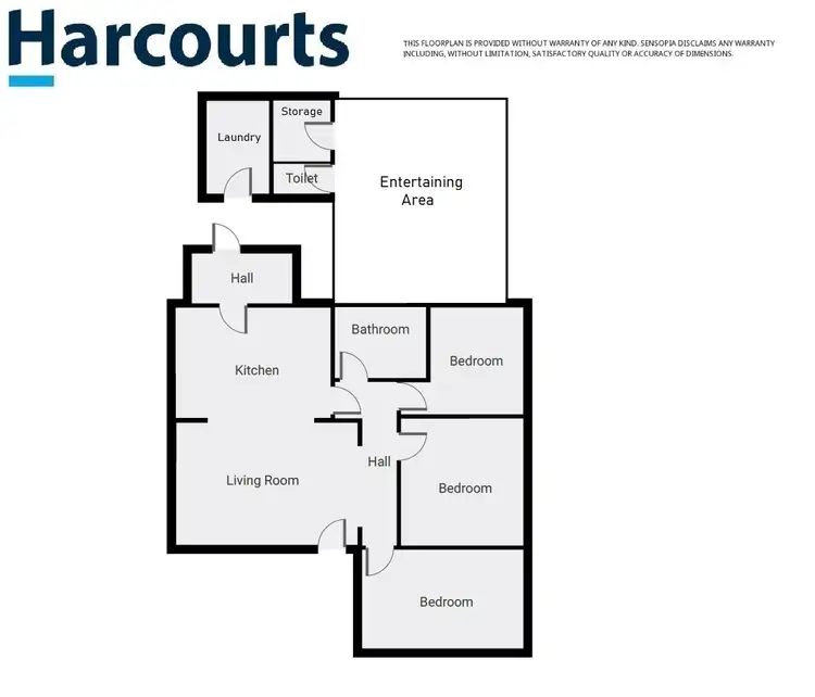 Floorplan of Homely house listing, 21 Philip Street, Horsham VIC 3400