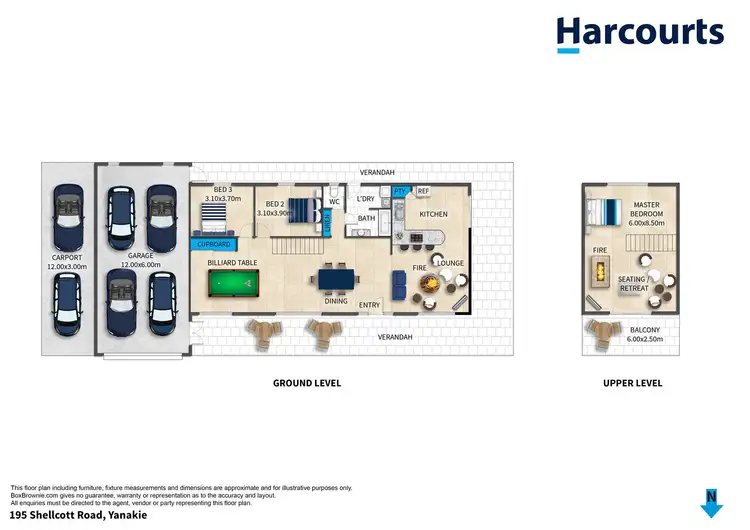 Floorplan of Homely house listing, 195 Shellcotts Road, Yanakie VIC 3960