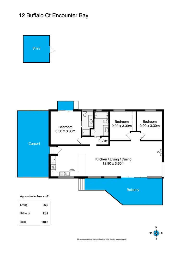 Floorplan of Homely house listing, 12 Buffalo Court, Encounter Bay SA 5211