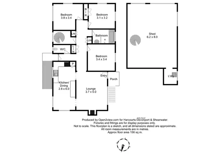 Floorplan of Homely house listing, 67 Moriarty Road, Latrobe TAS 7307