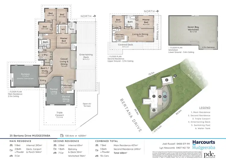 Floorplan of Homely rural property listing, 25 Bertana Drive, Mudgeeraba QLD 4213
