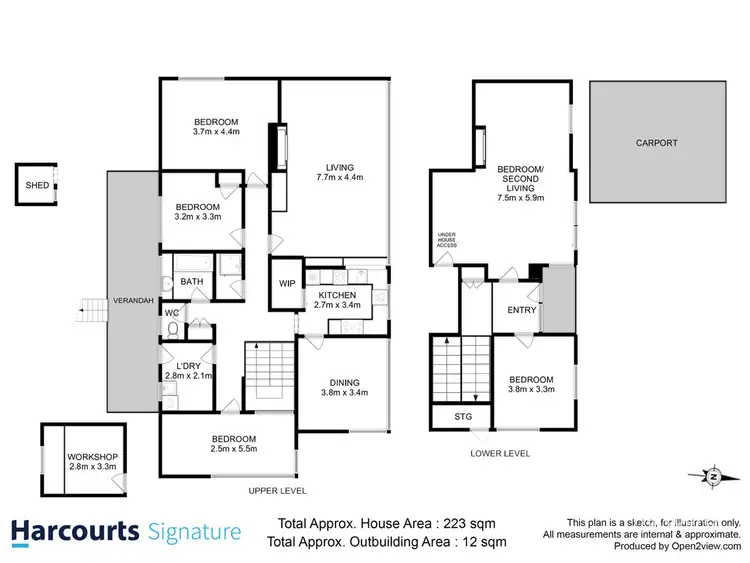 Floorplan of Homely house listing, 50 Sharland Avenue, New Norfolk TAS 7140
