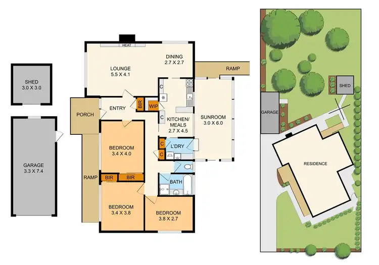 Floorplan of Homely house listing, 3 Sheppards Lane, Chirnside Park VIC 3116
