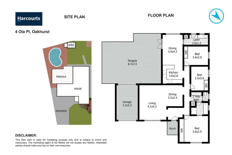 Floorplan of Homely house listing, 4 Ola Place, Oakhurst NSW 2761