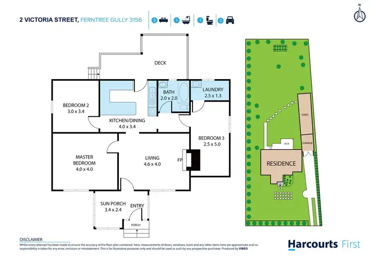 Floorplan of Homely house listing, 2 Victoria St, Ferntree Gully VIC 3156
