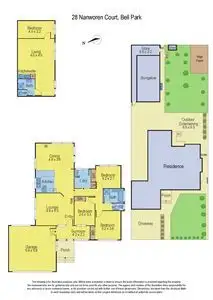 Floorplan of Homely house listing, 28 Nanworen Crescent, Bell Park VIC 3215