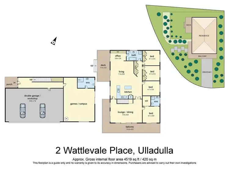 Floorplan of Homely house listing, 2 Wattlevale Place, Ulladulla NSW 2539