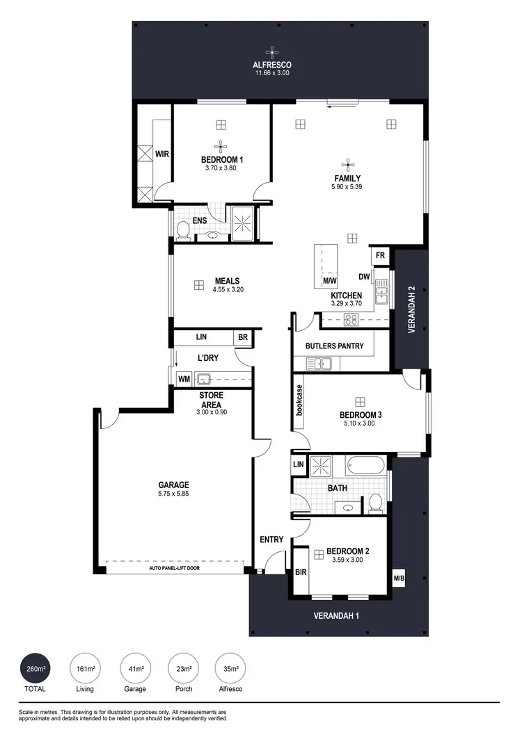 Floorplan of Homely house listing, 2d Jasmin Drive, Victor Harbor SA 5211