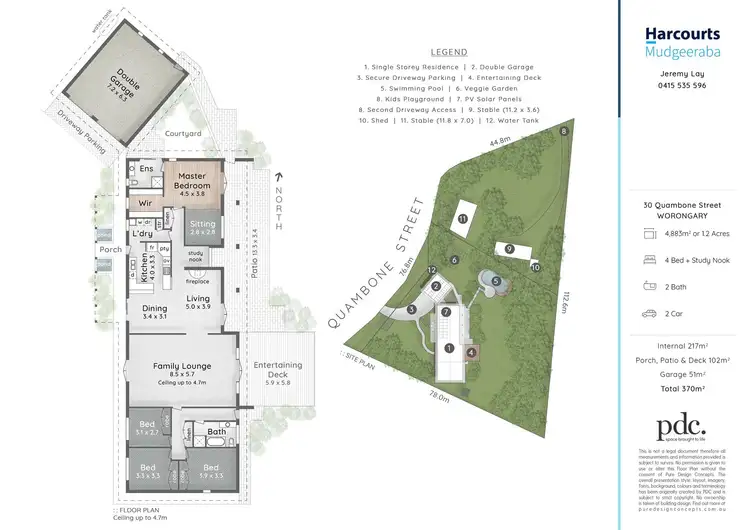 Floorplan of Homely house listing, 30 Quambone Street, Worongary QLD 4213