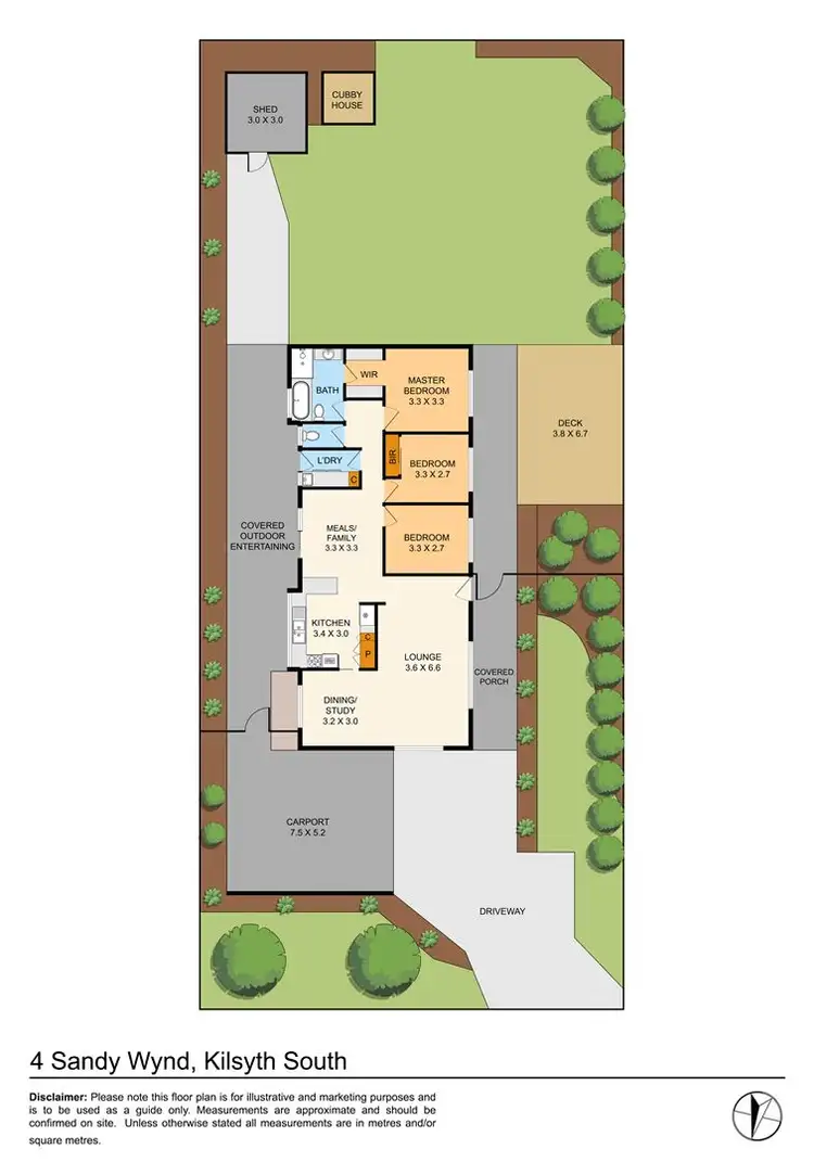 Floorplan of Homely house listing, 4 Sandy Wynd, Kilsyth South VIC 3137