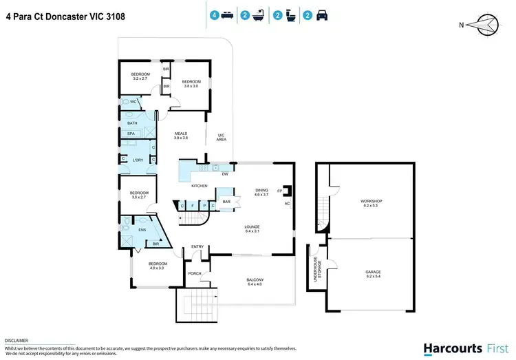 Floorplan of Homely house listing, Address available on request