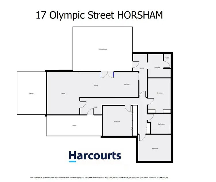 Floorplan of Homely house listing, 17 Olympic Street, Horsham VIC 3400