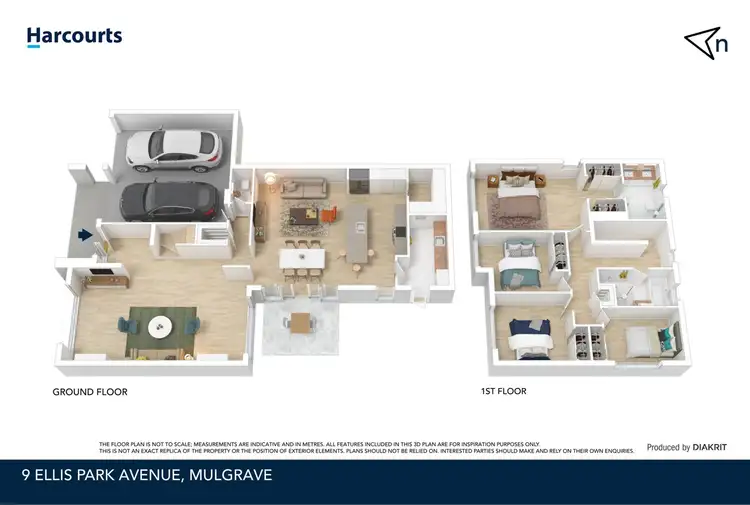 Floorplan of Homely house listing, 9 Ellis Park Avenue, Mulgrave VIC 3170