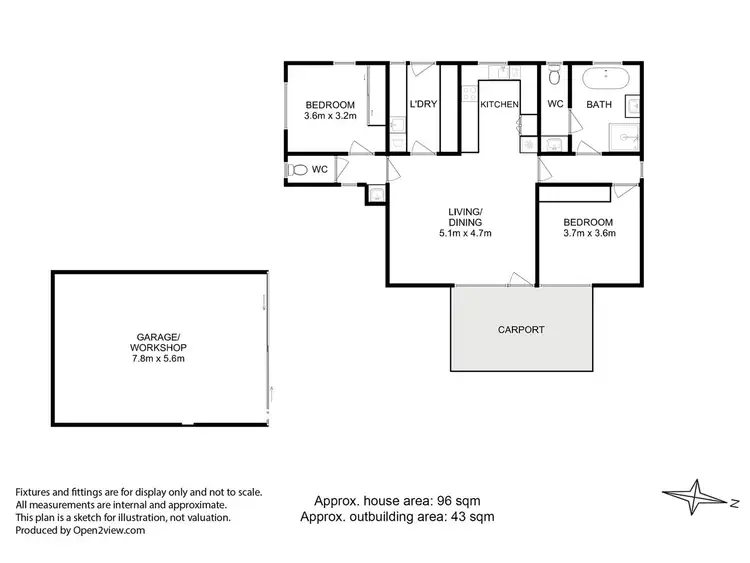 Floorplan of Homely house listing, 2 Esplanade, Dover TAS 7117