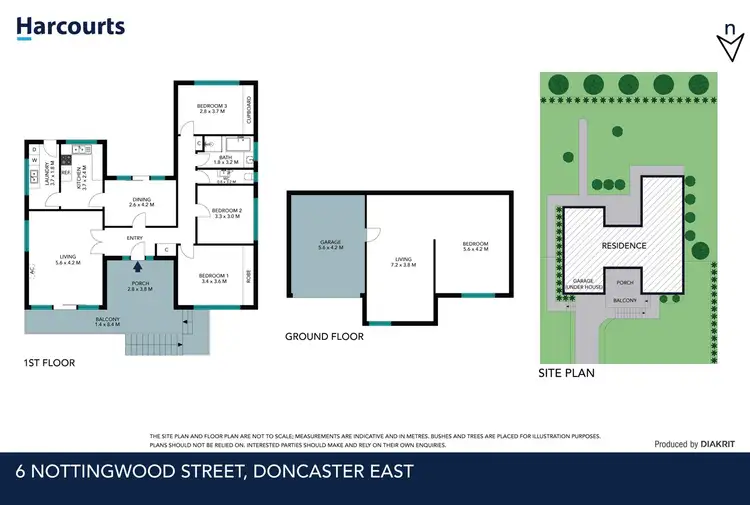 Floorplan of Homely house listing, 6 Nottingwood Street, Doncaster East VIC 3109