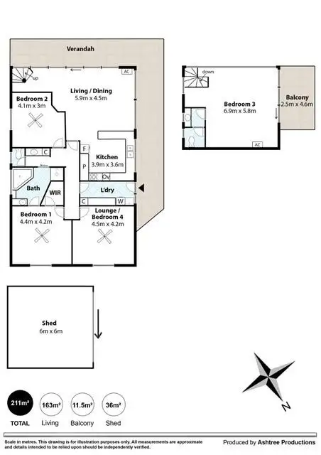 Floorplan of Homely house listing, 2 Willson Drive, Normanville SA 5204