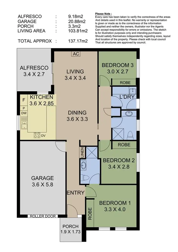 Floorplan of Homely house listing, 63 Glenlea Boulevard, Mount Barker SA 5251