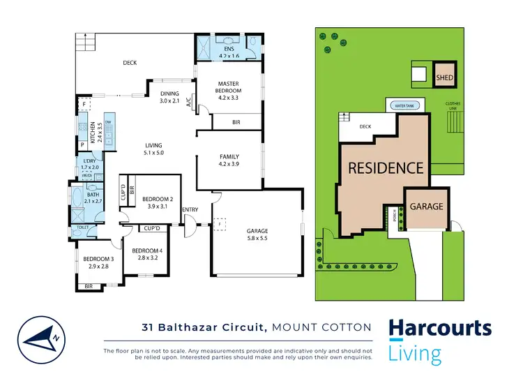 Floorplan of Homely house listing, 31 Balthazar Circuit, Mount Cotton QLD 4165