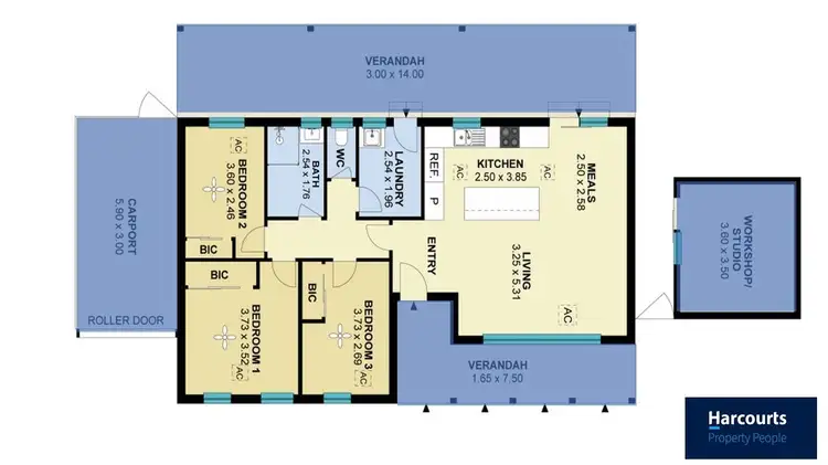 Floorplan of Homely house listing, 25 Carcoola Road, Munno Para SA 5115